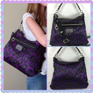 Coach- Daisy Ocelot Convertible Hobo